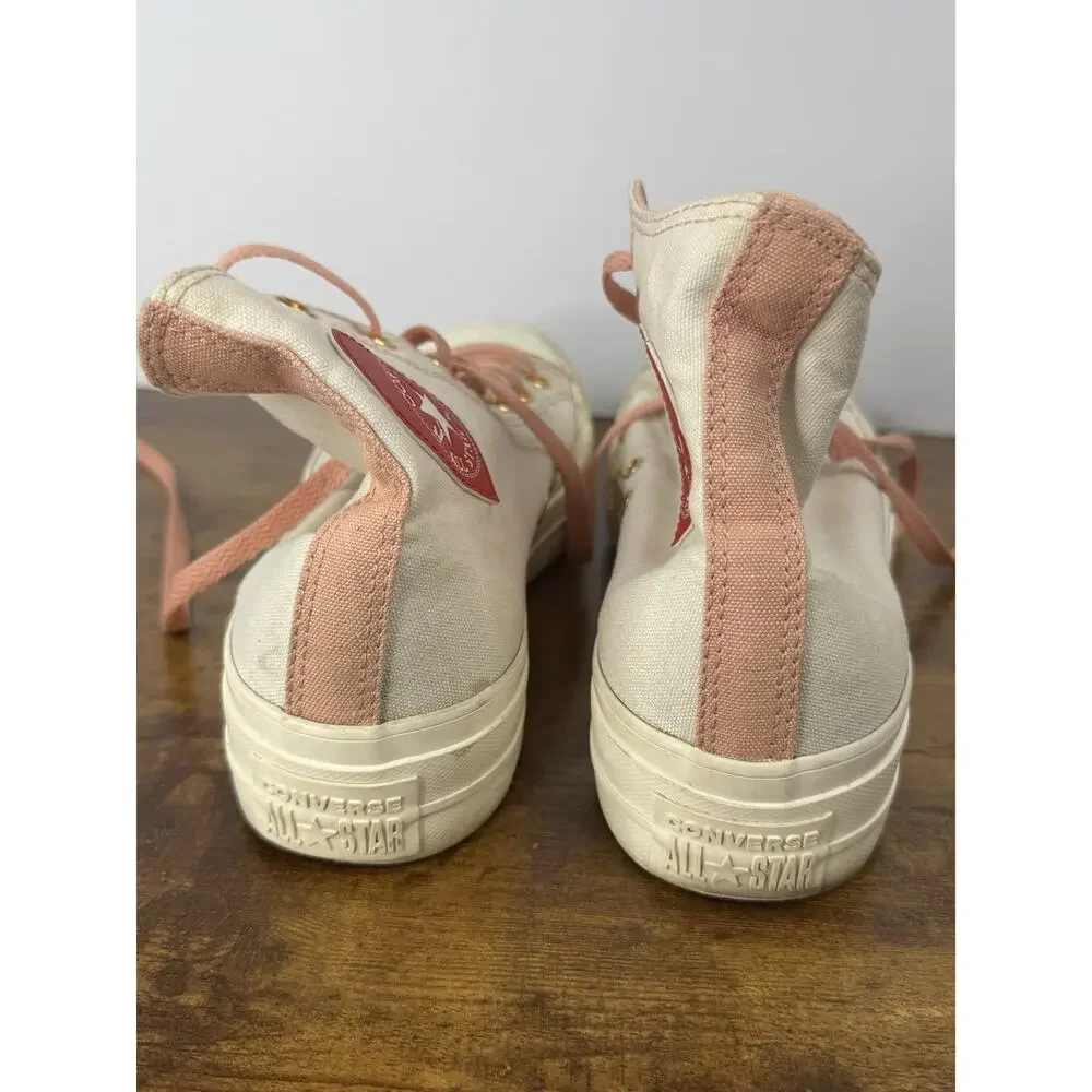 Converse Chuck Taylor Lift Heart Platform High Tops Womens 9.5 Pink 171209C